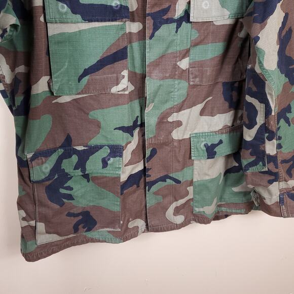 Army Hot Weather Combat Coat in Woodland Camo Size L Blanchard - Picture 3 of 11